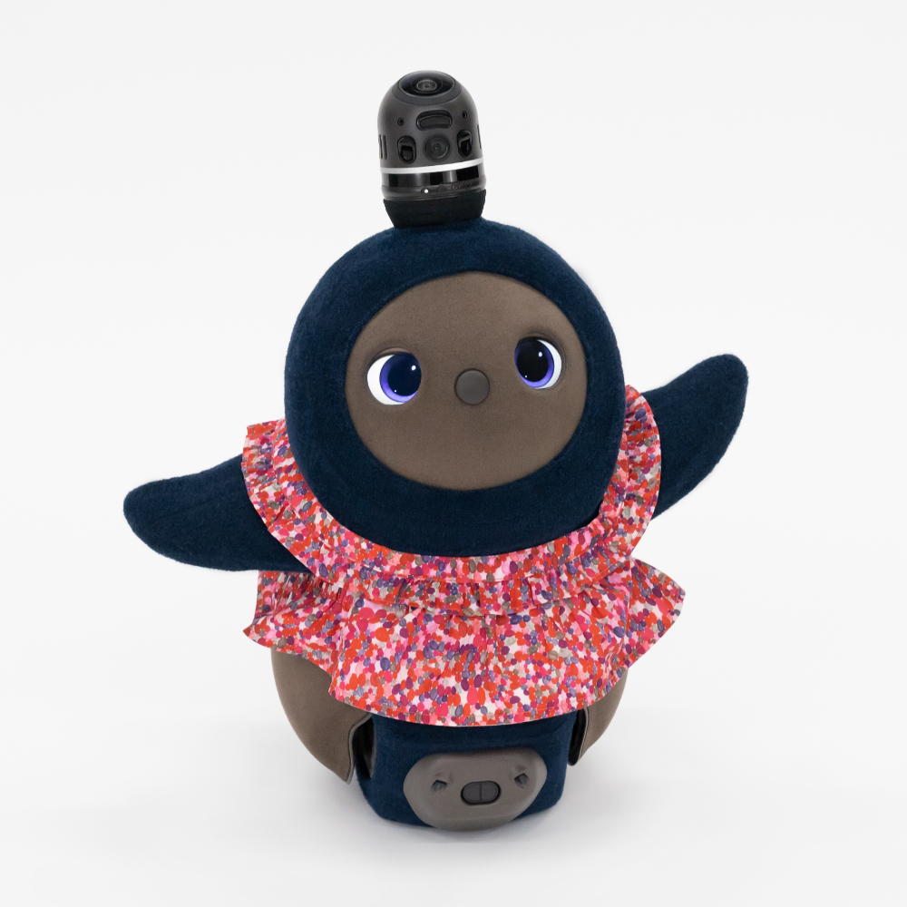 LOVOT×ヘラルボニー「シアワセピンク」フリルワンピース with fuco