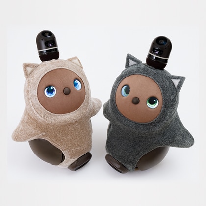 ねこみみニット ロシアンブルー(メランジグレー) | LOVOT ウェブストア