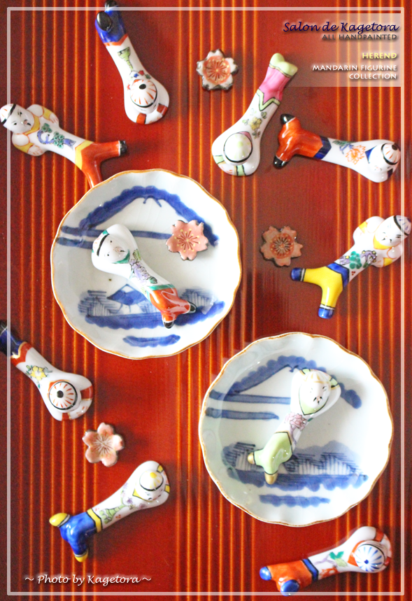 意外に可愛い♪ALL手描きのヘレンド『マンダリンおじさん』♪<◇生徒様