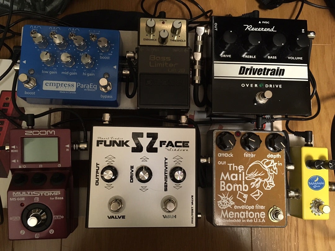 機材紹介 エフェクターボード | 白目(白飯)のブログ