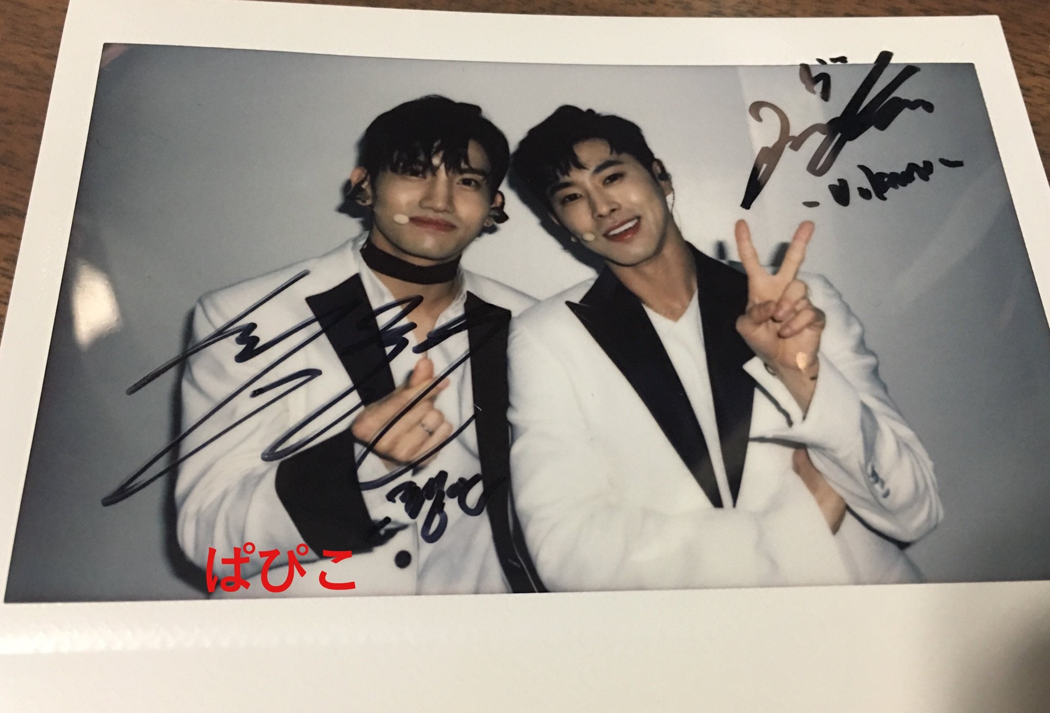 当選された方〜←東方神起直筆サイン入りポラロイドプレゼント！応援