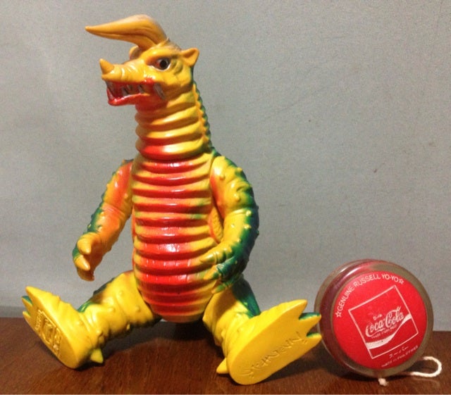 ブラックキング ソフビ ブルマァク製 帰って来たウルトラマン 当時物