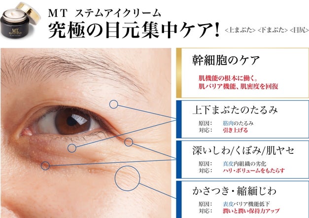 目元のアンチエイジング【ステムアイクリーム】 | 湘南美容クリニック