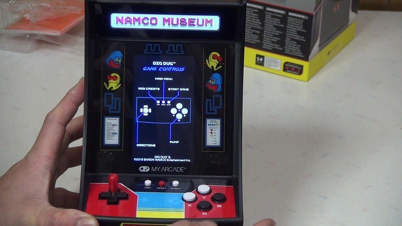 myARCADE NAMCO MUSEUM Mini Player アメリカからの新ゲーム機①
