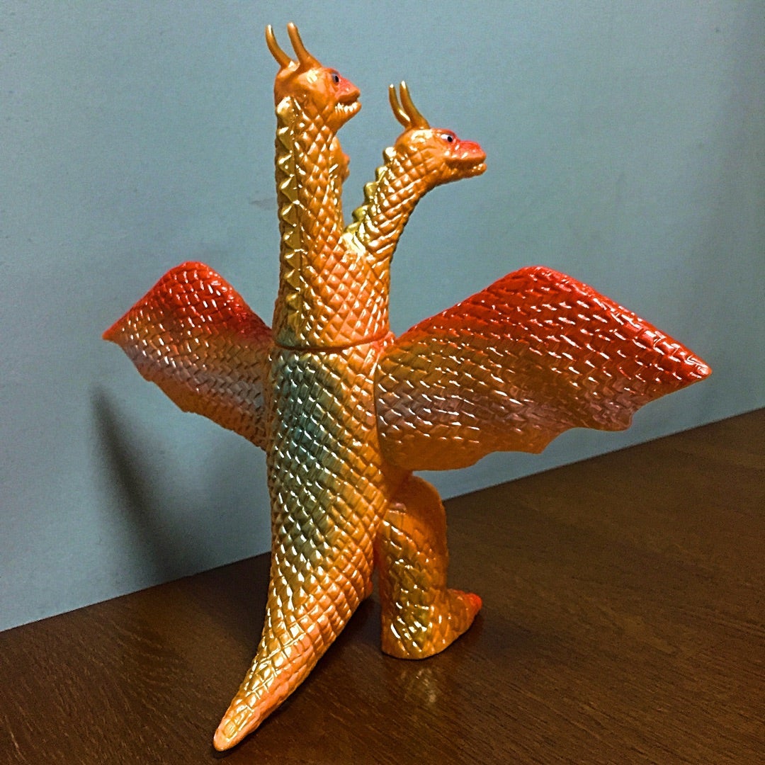 ブルマァク 復刻版キングギドラ（オレンジ） | 怪獣玩具とカタナと