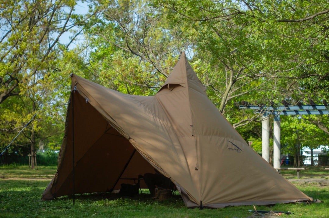 テンマクデザインサーカスTCコンフォートミッド（mid）試し張り