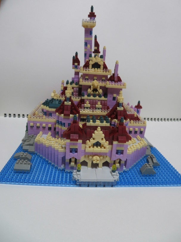 ナノブロック 美女と野獣の城 完成 | ディズニー男子の ひとりごと