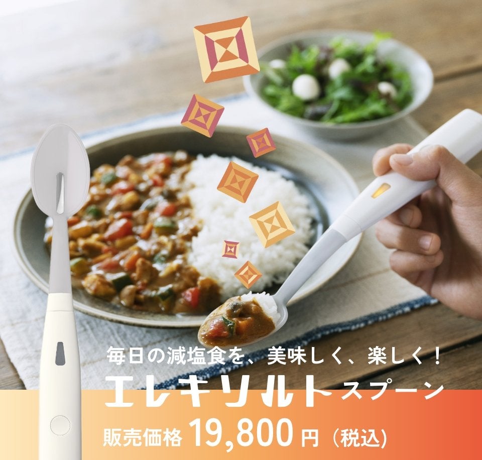 エレキソルトスプーン発売！ 減塩カレーが美味しく感じる | スパイシー