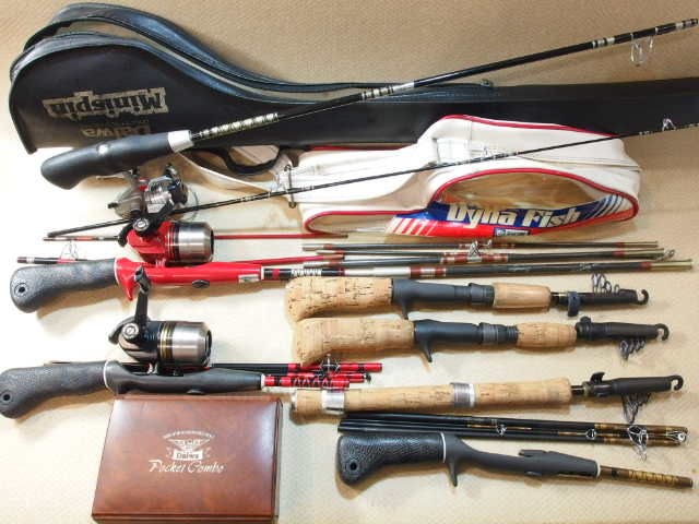 ダイワ , リョービ など オールドパックロッド 9本入荷です