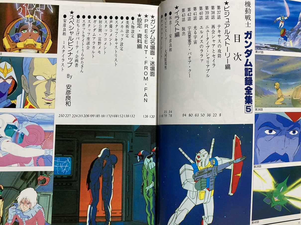 当時、夢中で見ていたアニメ『機動戦士ガンダム』の記録全集 全5巻