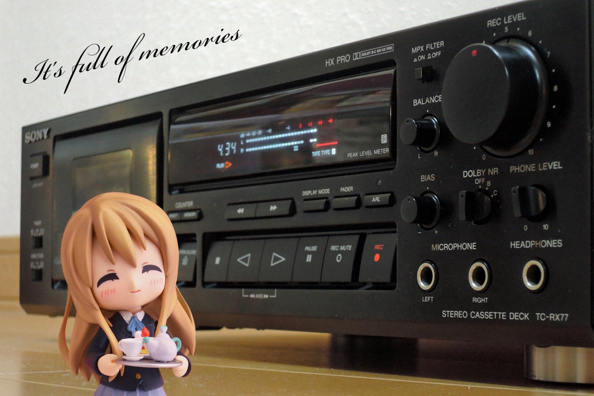 ソニー カセットデッキ「SONY TC-RX77」修理・レビュー | ヨッシー