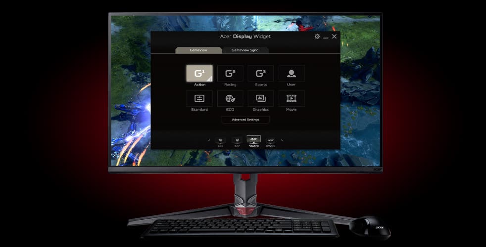 Acer Nitro 31.5インチ WQHD IPS 非光沢 エルゴスタンド 180Hz 0.5ms
