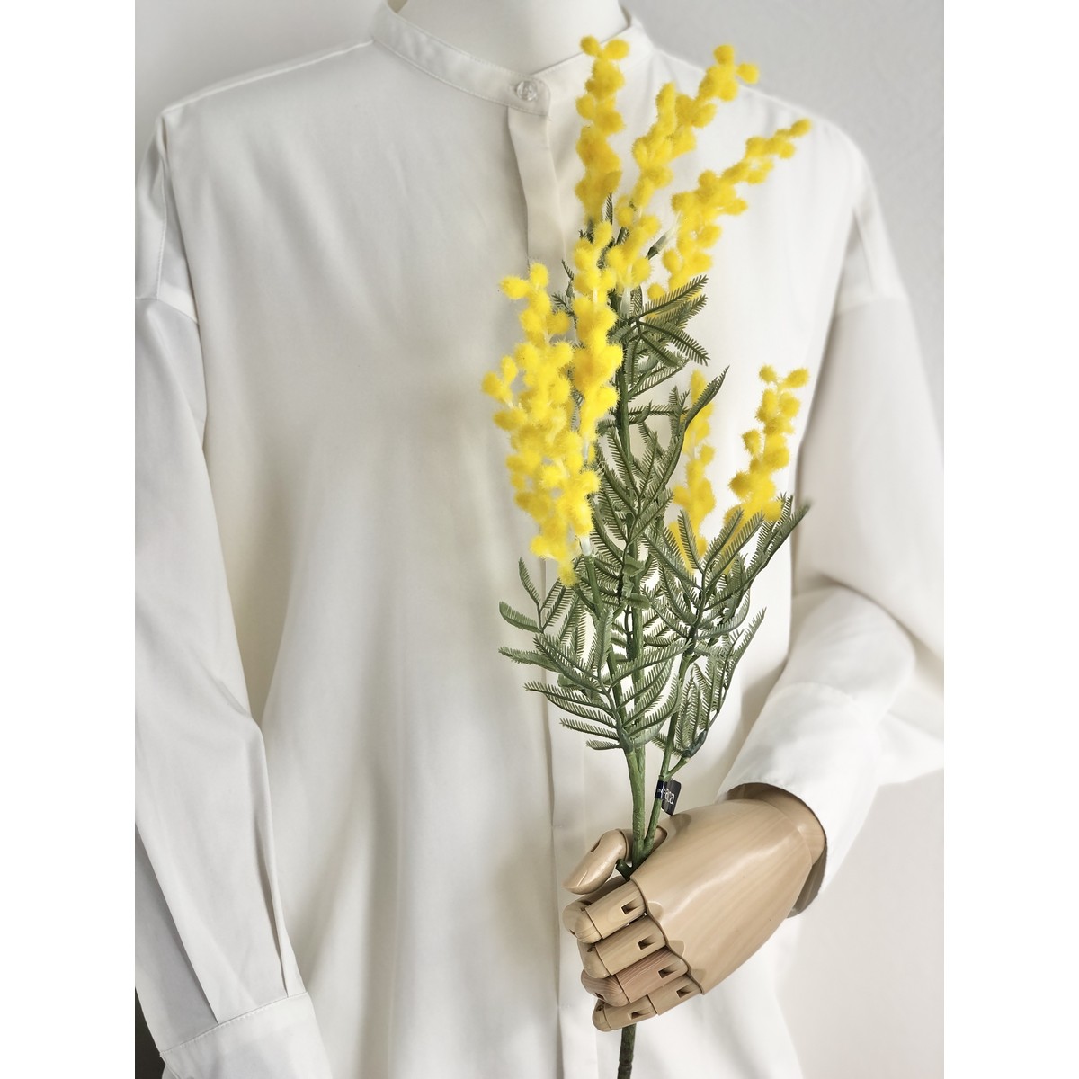 造花】アスカ/ミモザ イエロー/A-34160-10 - 花材通販はなどんやアソシエ