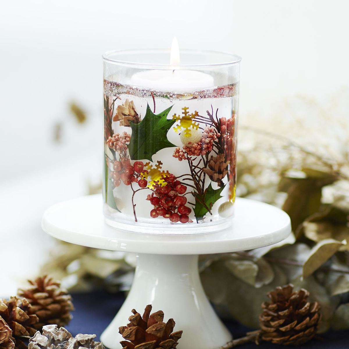 カメヤマ/ボタニカルゼリーキャンドルキット /BA993-00-02 ※お花は商品