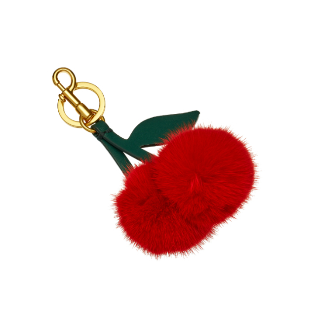 チェリーをリッチなミンクファーで表現【ANYA HINDMARCH】 - 新作