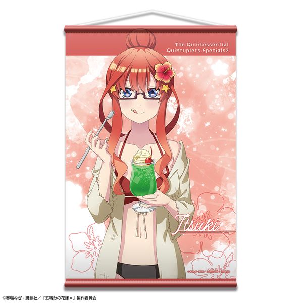 グッズ: 五等分の花嫁＊ B2タペストリー 水着Ver. デザイン05 中野五月