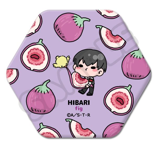 グッズ: 家庭教師ヒットマンREBORN! 六角形缶バッジ M-YE 雲雀恭弥