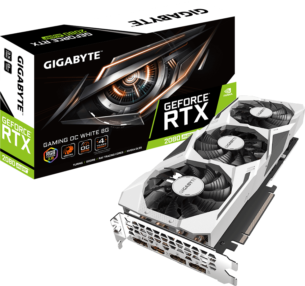 GeForce® RTX 2080 SUPER™ GAMING OC WHITE 8G - GIGABYTE Global