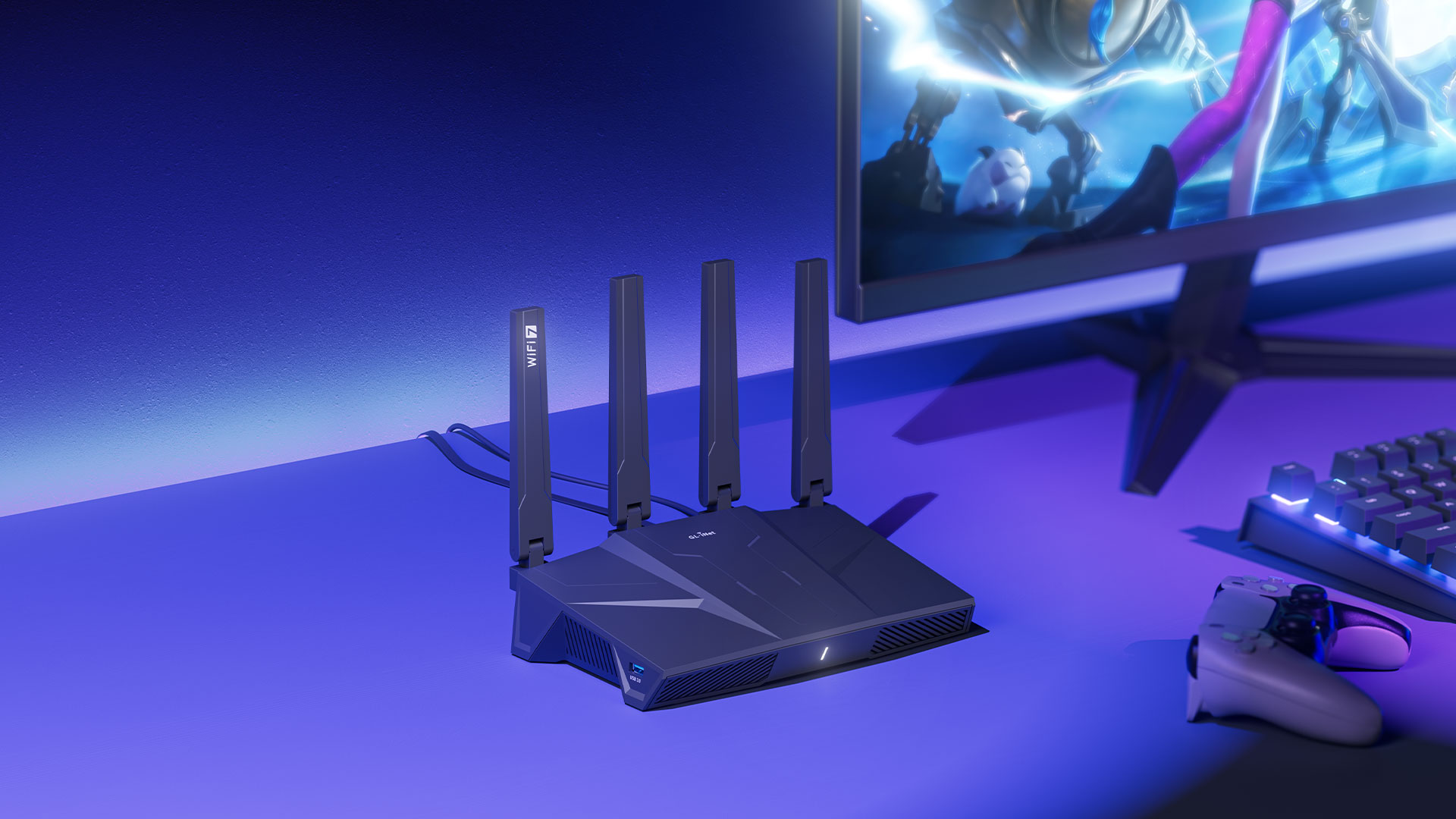 Flint 3 (GL-BE9300) | Tri-band Wi-Fi 7 Home Router - GL.iNet