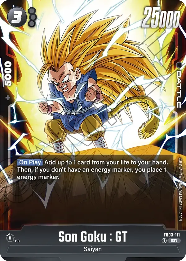 FB03-104 Son Goku : GT Dragon Ball Super Card Game Fusion World