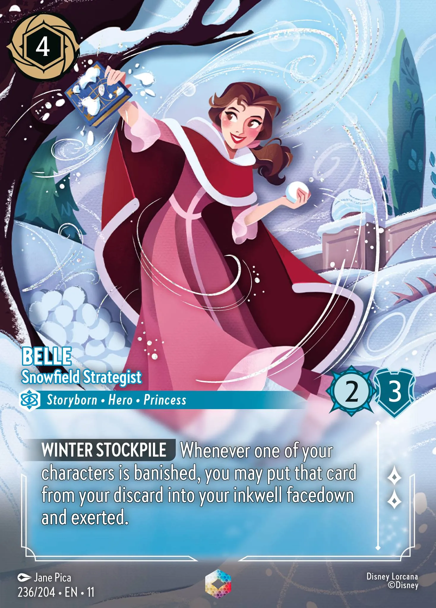 001-214 Belle - Strange but Special Lorcana Card | Disney Lorcana