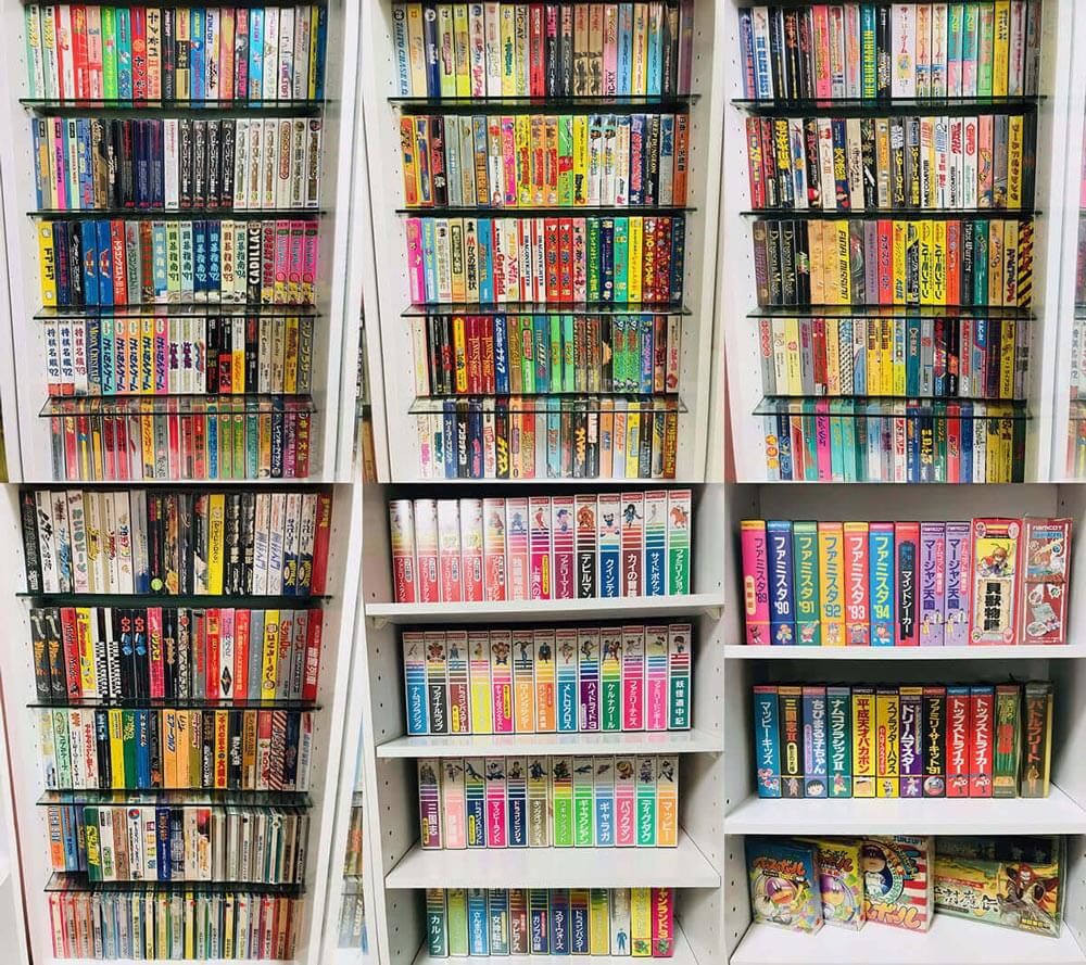 ファミコンカセット全1,053本を箱付きでコンプリートしたマニアが