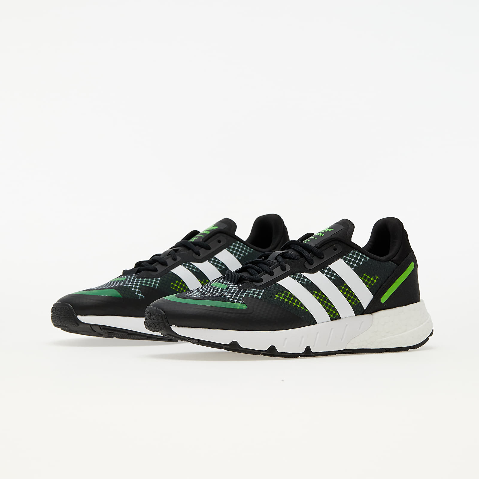 Men's shoes adidas ZX 1K Boost Core Black/ Ftw White/ SGreen