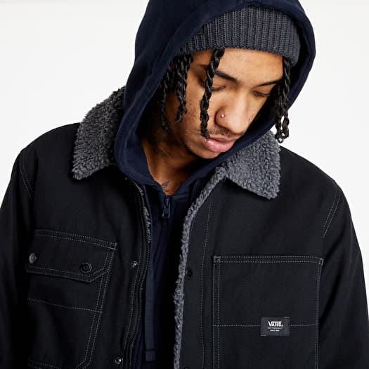 Jacken Vans Drill Chore Coat Sherpa Black/Asphalt (VN0A5KLKKOU1