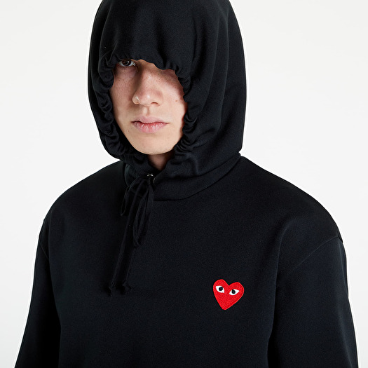 Hanorace Comme des Garçons PLAY Hoodie Black (AX-T174 BLACK