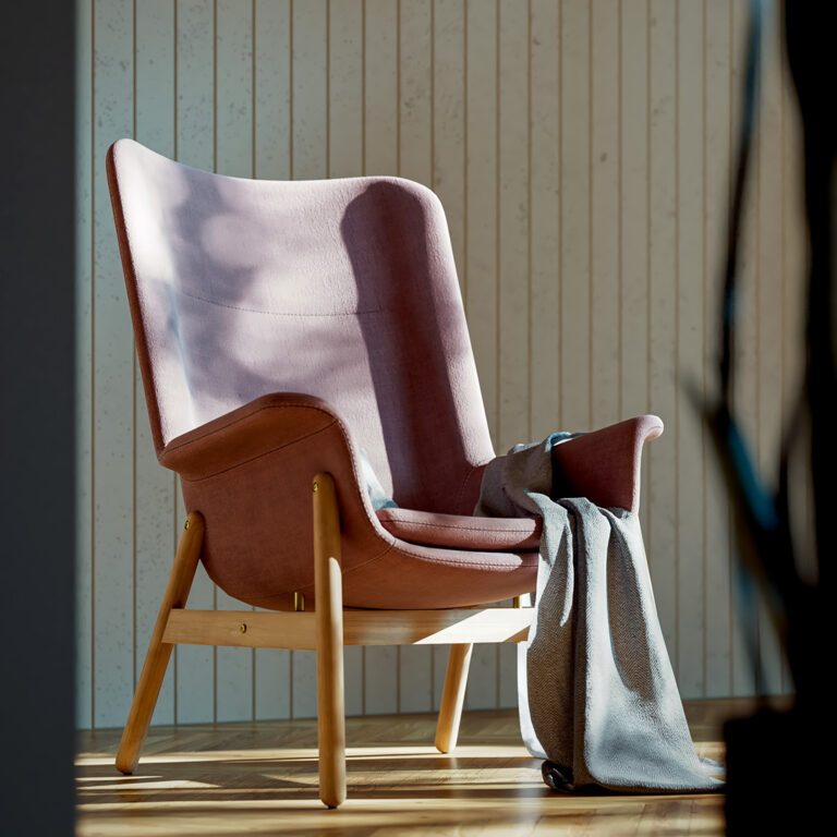 IKEA – VEDBO Armchair with high backrest (373276) 3D model