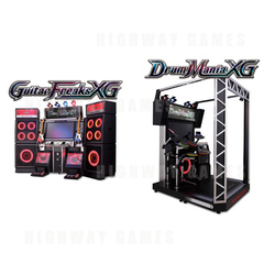 DrumMania and GuitarFreaks XG3 DX Arcade Set by Konami | Arcade