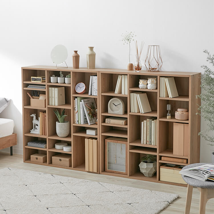 本棚(幅90cm) 可動棚のブックシェルフ ディスプレイラック | 【公式