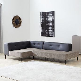 コーナーソファ ソファセット コーデュロイ レザーテックス CRASH GATE