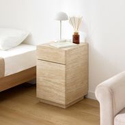 トラバーチン柄 サイドテーブル [幅30] | 【公式】LOWYA(ロウヤ) 家具