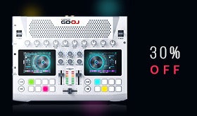 GODJ Plus 世界初！A4サイズのクラブハウス。スピーカー付きDJシステム