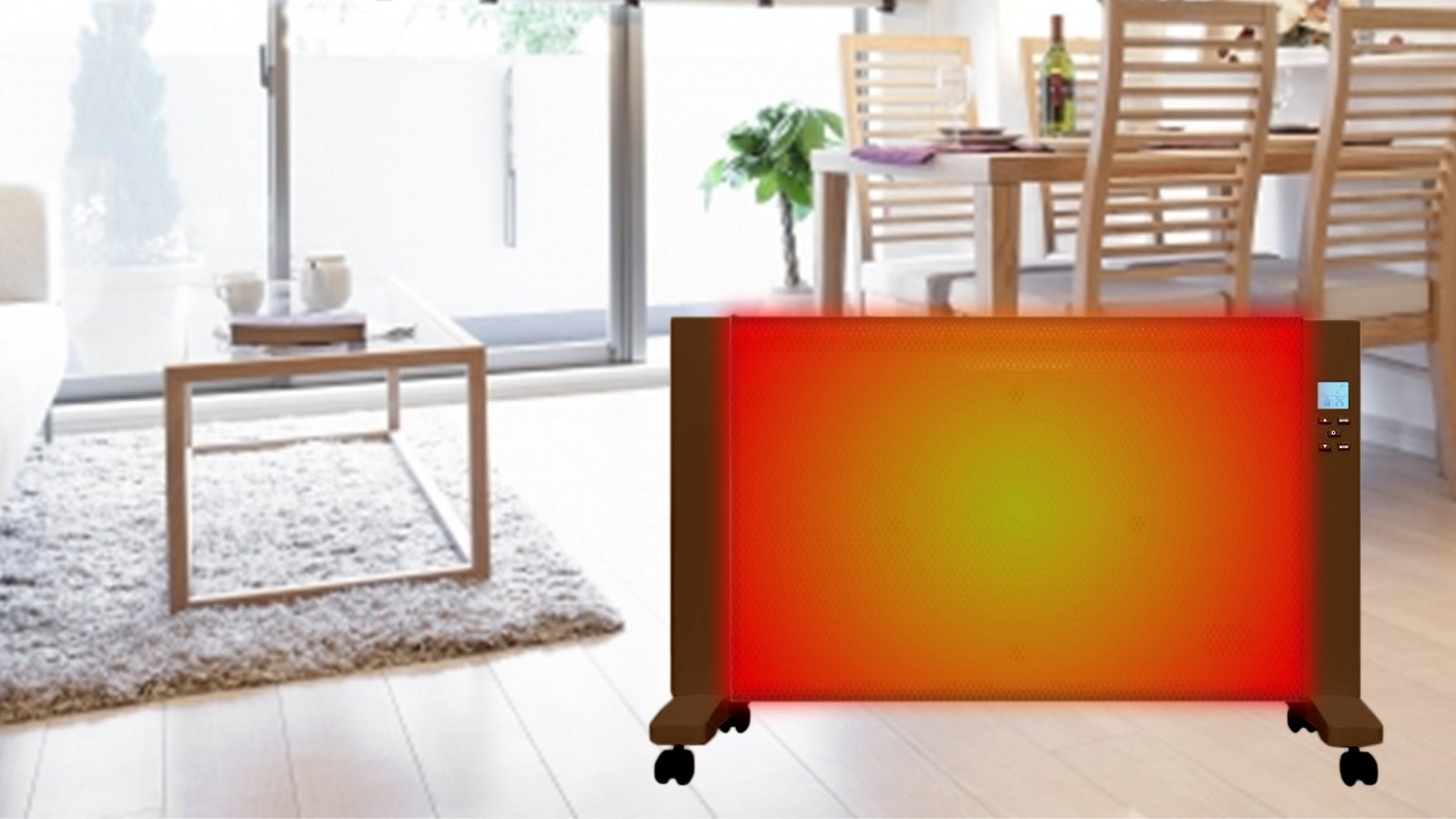 24時間タイマーで朝夜ぽかぽか！日本製の安全装置を搭載した遠赤外線