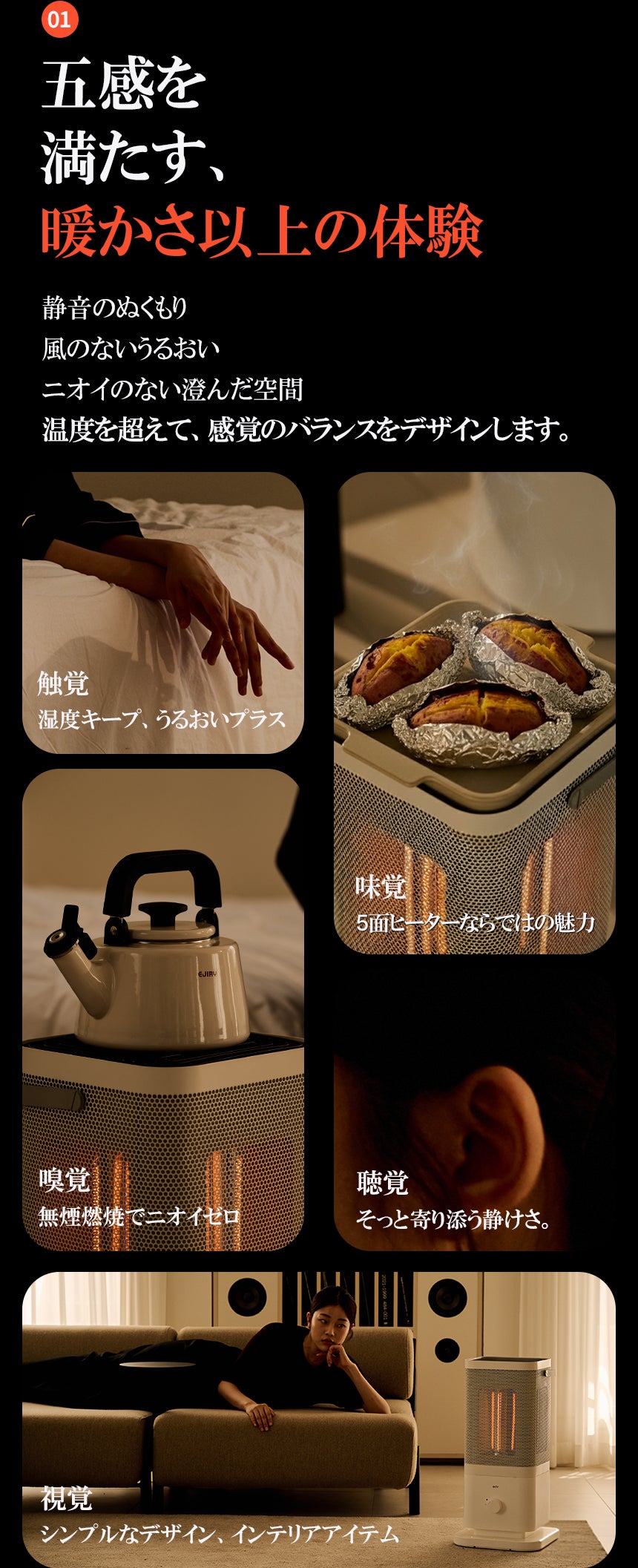 第2弾】暖房のパーソナライズ化。5面個別温調・3D暖房の次世代カーボン