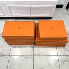 HERMES エルメス オレンジ 空箱 6個セット 正規品 衣類 収納 ギフト