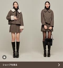 20s tnweties ジャケット袋いっぱい松ぼっくり拾ったGray Lサイズ