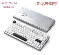 新品】 WOBKEY Rainy 75 Pro シルバー RGB - メルカリ