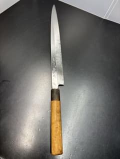 包丁 剣型切付 尺 鬼反り 鏡面仕上げ 切味抜群 箱付 未使用品 | Shop