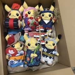 ポケモンセンタートウホク お祭り ピカチュウ ぬいぐるみ 6種 - メルカリ