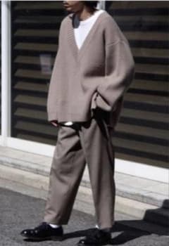 YOKE 19aw 5G MILANO RIB V-NECK KNIT - メルカリ