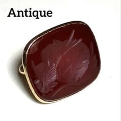 アンティーク 9金 フォブシール インタリオ 戦士 - メルカリ