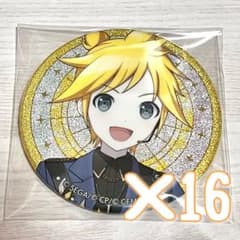 プロセカ あんスタ コラボ グリッター缶バッジ B 鏡音レン - メルカリ