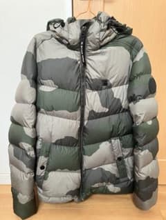 美品】G-STAR RAW 高級ダウンジャケット カモフラージュ柄 古着 L