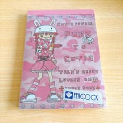 平成レトロ キャラクター メモ帳 cutie punk クーリア - メルカリ