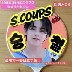 SEVENTEENエスクプス 公式うちわデコ うちわ セブチ ネームプレート