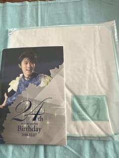 羽生結弦24歳のバースデー記念カード&タオル ＃東京西川＃NISHIKAWA
