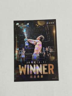 朝倉未来 ライコレ リアルカード RIZIN - メルカリ